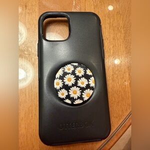 OtterBox Black IPhone 11 Pro Case with Floral PopSocket